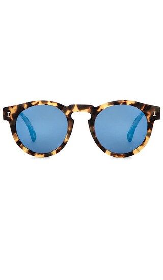 Leonard in Tortoise & Blue Mirrored | Revolve Clothing (Global)