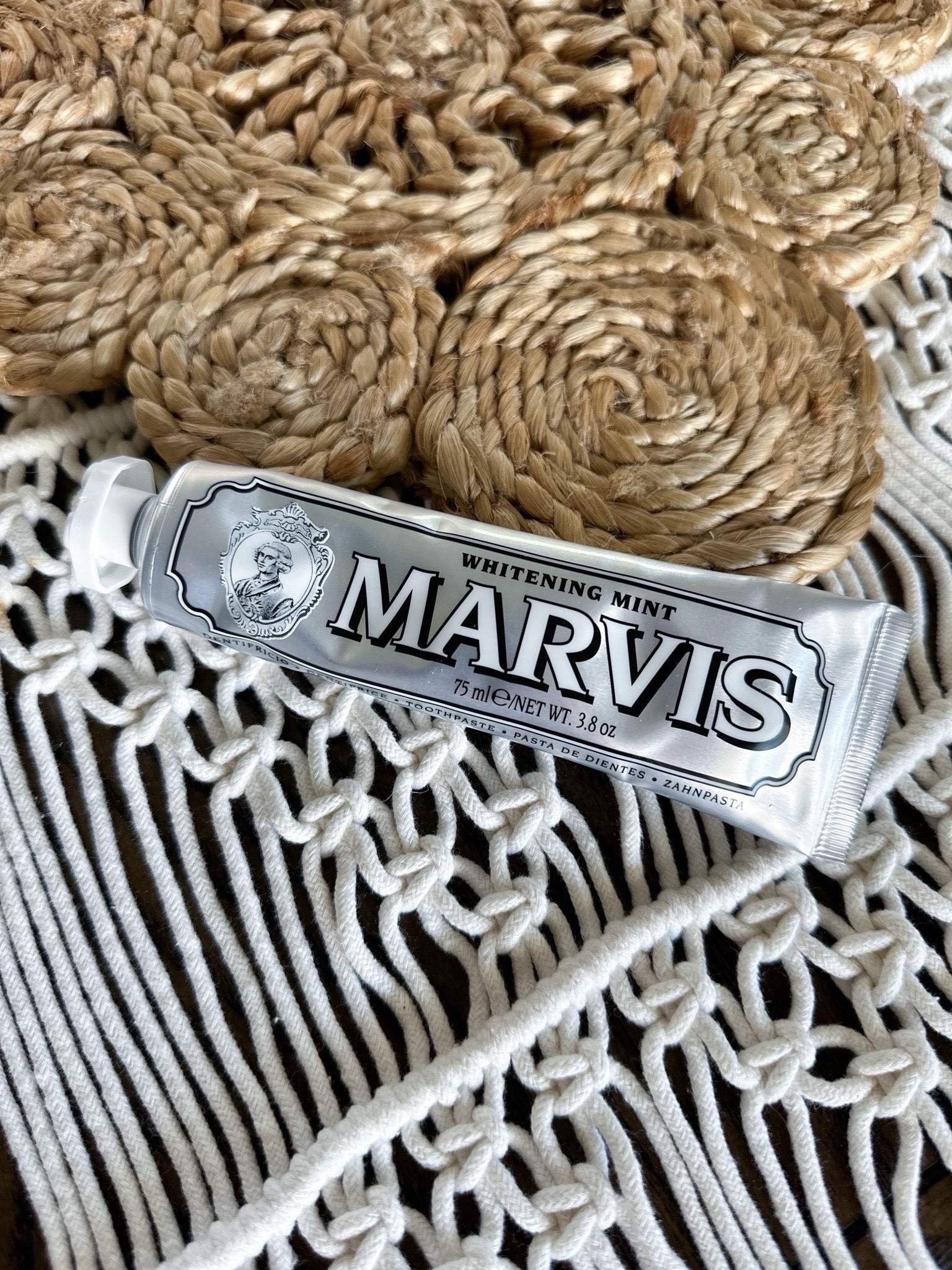 My current favorite toothpaste; I have been using this for the last year & my teeth are noticeably whiter + brighter! Long lasting natural tasting mint flavor. Typically whitening toothpastes make my teeth sensitive, but I haven’t had any sensitivity at all with this. Made in Italy. 

(First shared 8/23/2023)

#toothpaste #marvis #whiteteeth 

Toothpaste - White Smile - Teeth Whitening - Stocking Stuffer Idea


#LTKStyleTip #LTKGiftGuide #LTKBeauty