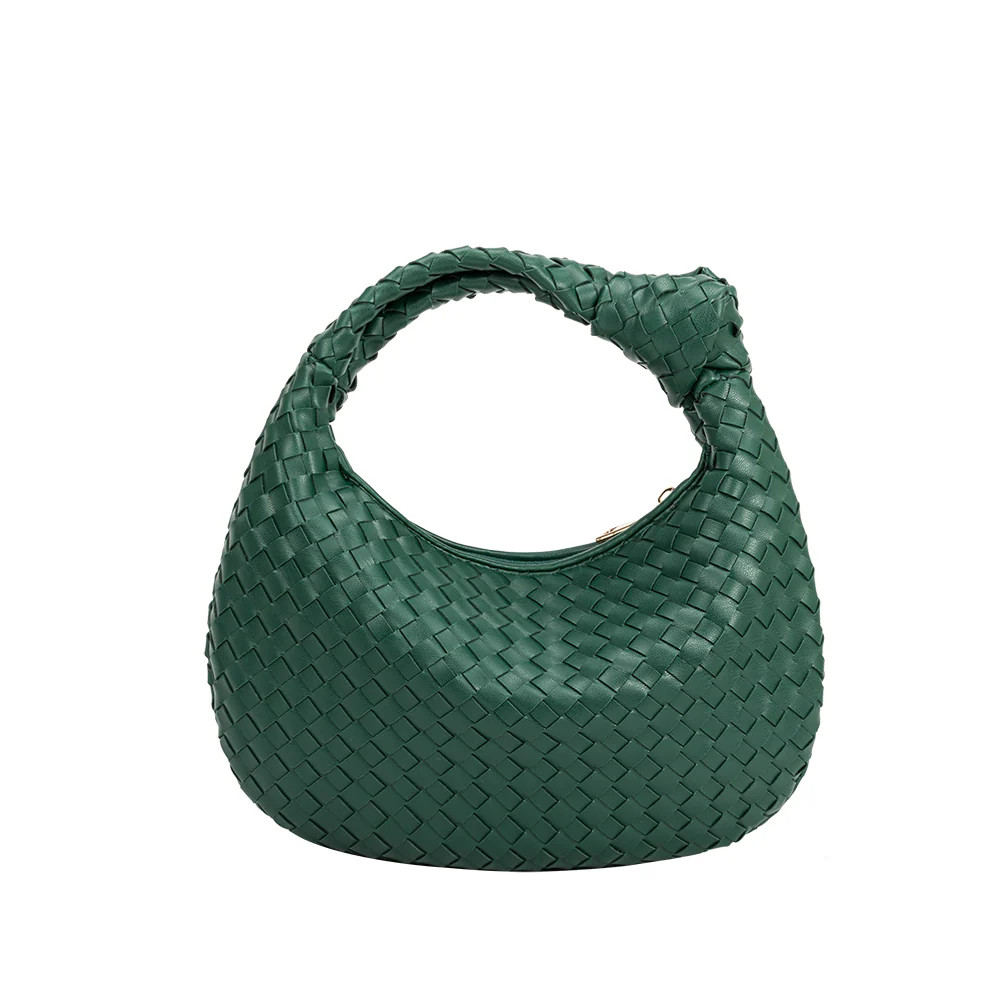 Drew Green Small Recycled Vegan Top Handle Bag | Melie Bianco