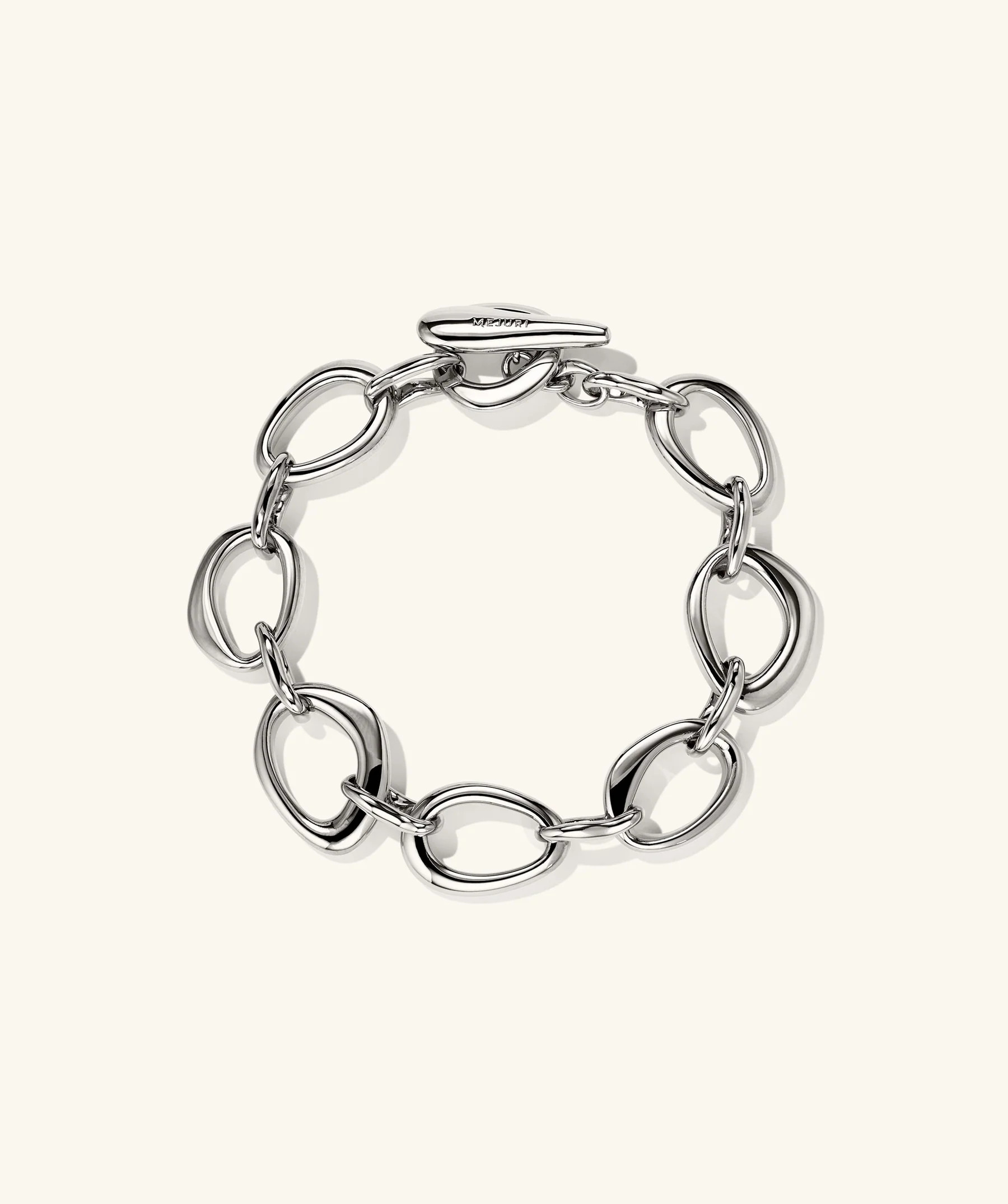Organic Dôme Ripple Chain Bracelet | Mejuri Fine Crew