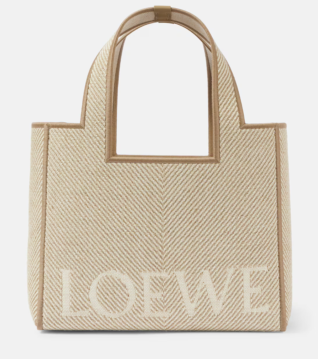 Loewe Font Small jacquard canvas shopper | Mytheresa (UK)