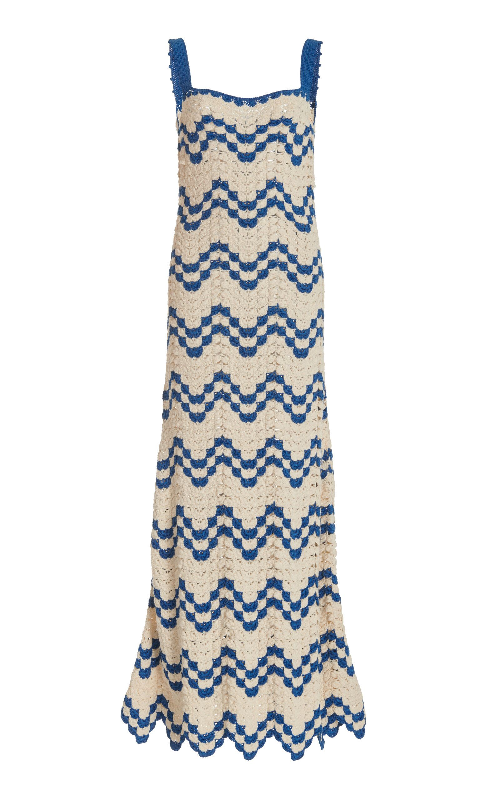 Marea Crocheted Cotton Maxi Dress | Moda Operandi (Global)