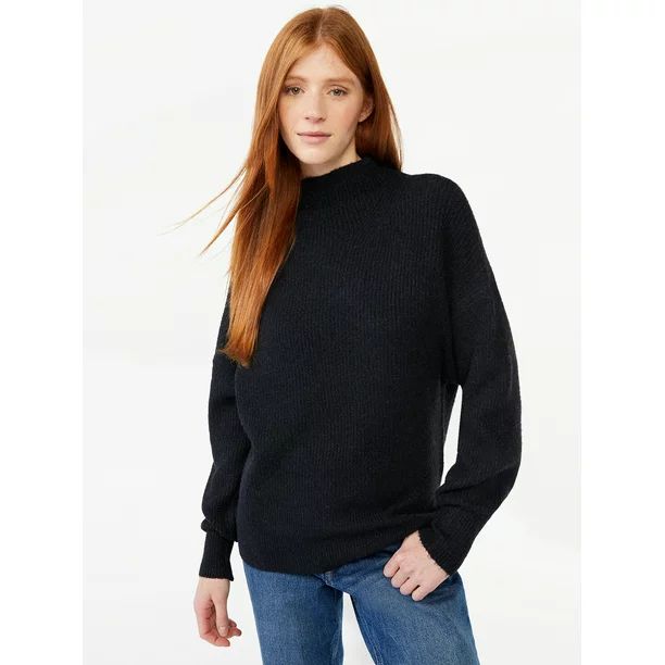 Free Assemby Women's Sweater - Walmart.com | Walmart (US)