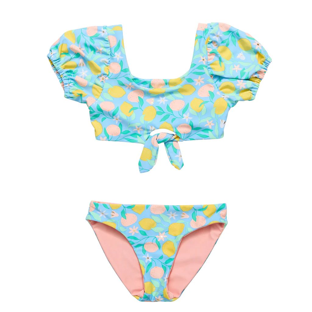 Lemon Drops Knot Front Bikini | Snapper Rock Swimwear