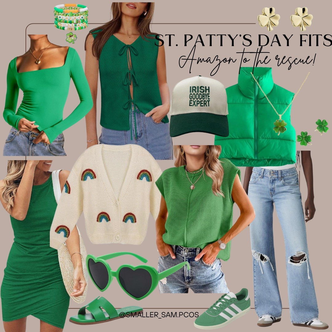 Feelin’ lucky and lookin’ cute! ☘️✨ St. Patty’s Day fits from Amazon that you’ll love—linked on 

#LTKStyleTip #LTKSeasonal #LTKFindsUnder50