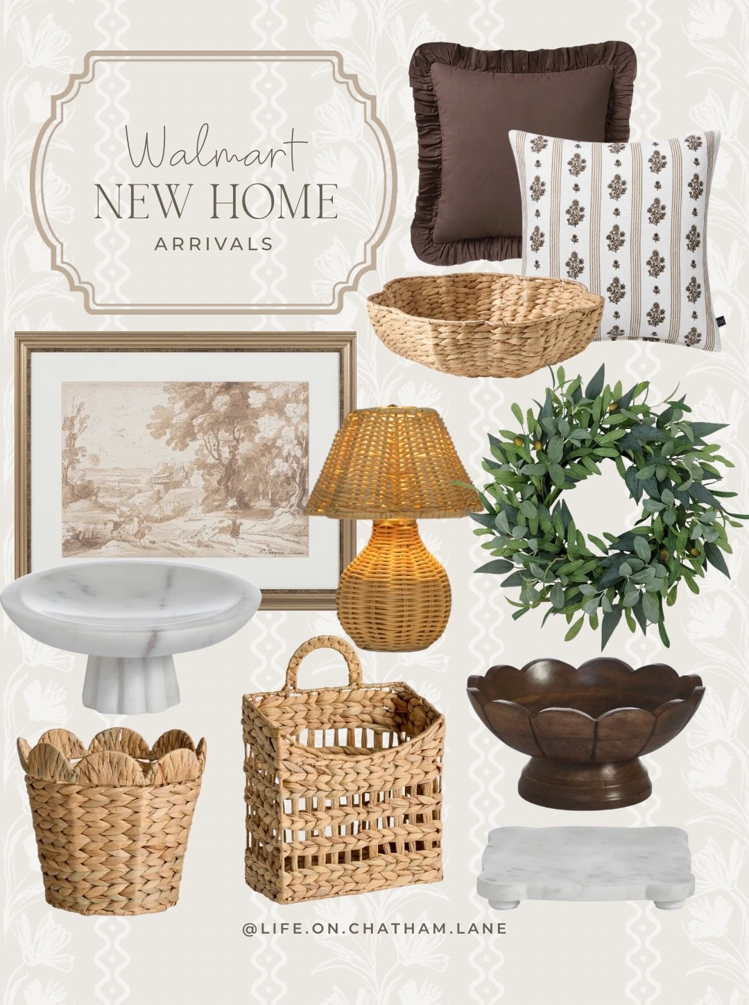 New home arrivals from Walmart!  From affordable art to pillows, decorative bowls, wreaths, lamps, rattan accents and more!  

#LTKHome