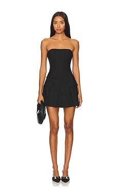 superdown Geraldine Mini Dress in Black from Revolve.com | Revolve Clothing (Global)