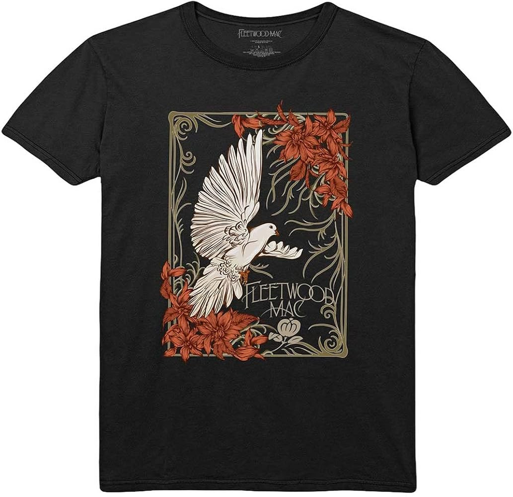 Fleetwood Mac Dove Official Tee T-Shirt Mens Unisex | Amazon (US)