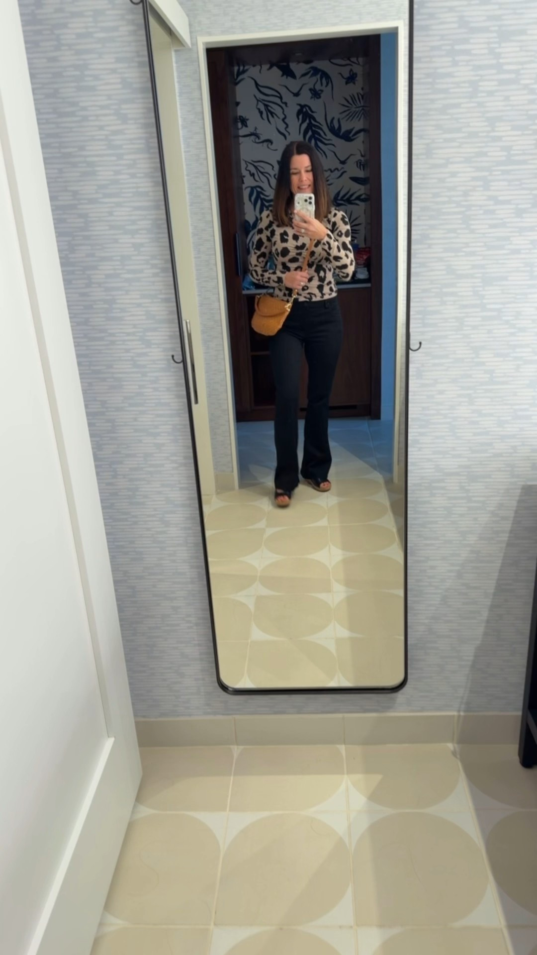 Comfortable!! These jeans are stretchy and so is the top!  Purse is linked on another post.

#LTKWorkwear #LTKOver40