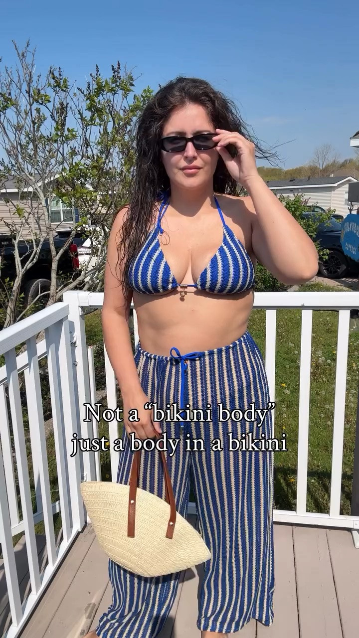 I used to wait for the “right” version of me.

Less stomach, smoother skin, no stretch marks… then I’d wear the bikini.

But summer doesn’t wait.
And honestly? Neither should you.

This is your reminder that you don’t need to earn feeling cute.
Not by shrinking. Not by hiding. Not by fixing every “flaw.”

Wear it now. Take the photo. Go to the beach.
No more sitting out because of insecurities.

If you’ve been waiting for a sign…this is it.

#MidsizeStyle
#PlusSizeConfidence
#BodyNeutrality
#SummerConfidence
#WearTheBikini