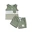 Thorn Tree Baby Boy Summer Clothes Contrast Color Sleeveless Tops Elastic Waist Shorts Toddler Ou... | Amazon (US)