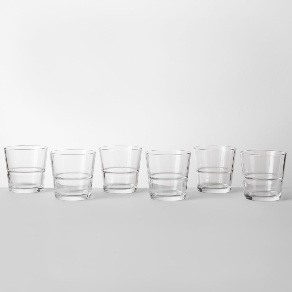 Glass Stackable Tumblers Set of 6 - Threshold™ | Target