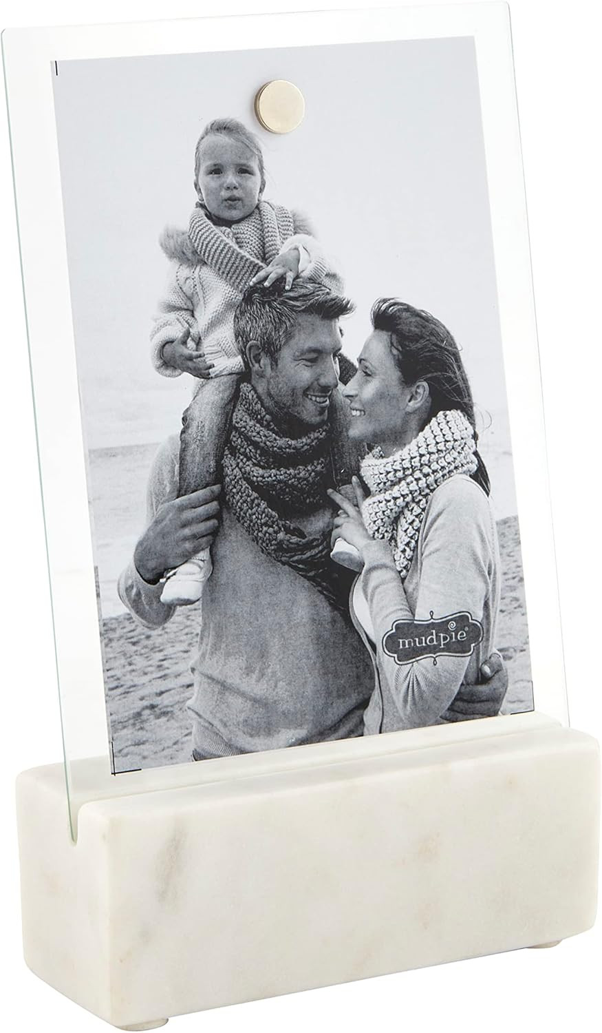 Mud Pie Marble Stand Frame, White, 5" x 7" | Amazon (US)