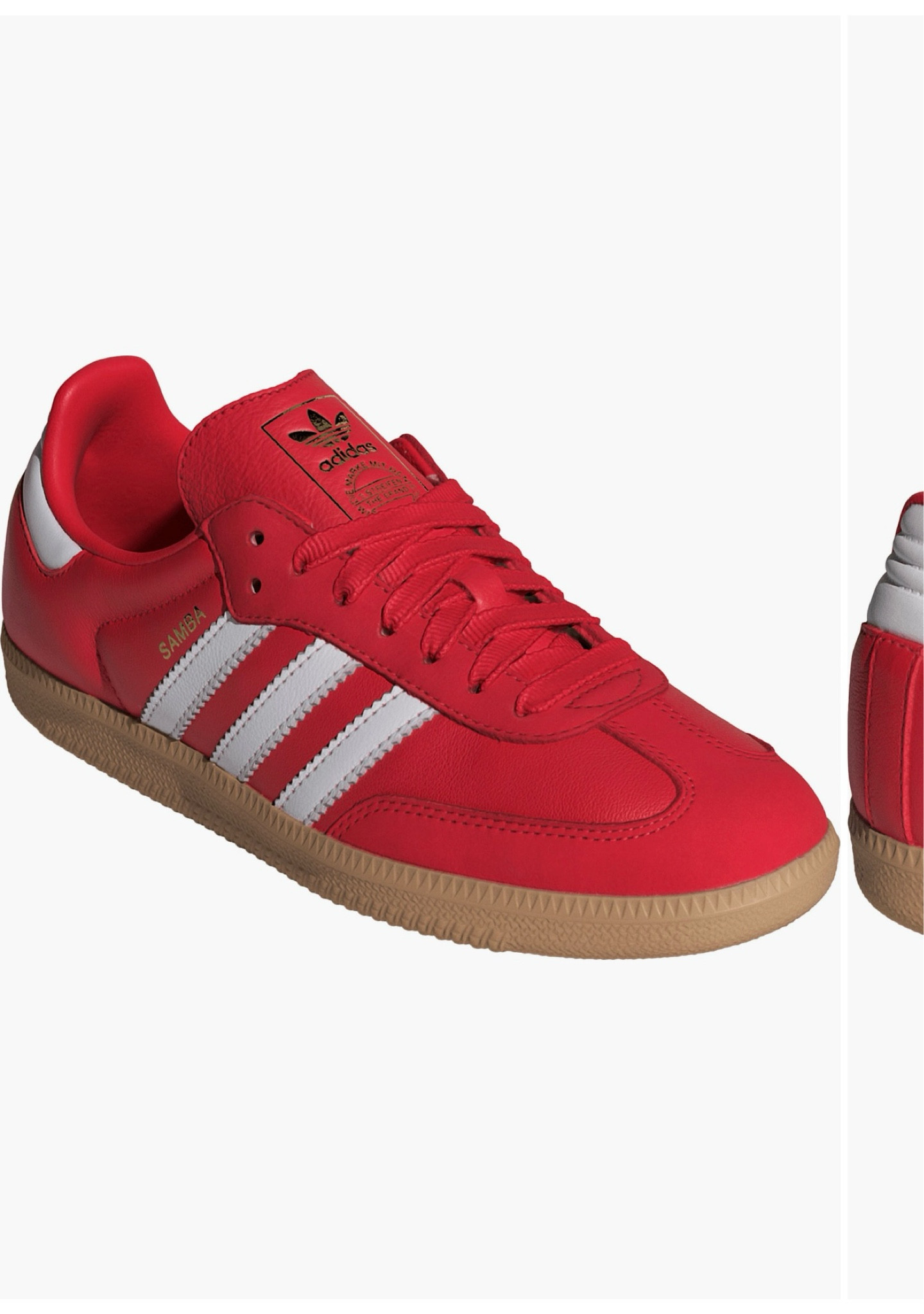 My favorite red sambas I wear religiously are on low stock alert! There’s only a few sizes left. I love the pop of red they give to every outfit I wear. It’s a fun detail that makes you stand out from the crowd.❤️ #red #sambas #redsambas #bestsneakers #adidas #shoes #comfortable 

#LTKSaleAlert #LTKShoeCrush #LTKActive