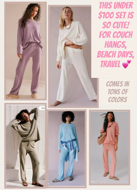 Love this lounge set! Comfy option for vacay, beach days, hanging at home! 

#LTKtravel #LTKfindsunder100 #LTKSeasonal