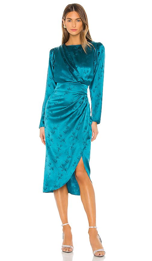 Ronny Kobo Jade Dress in Blue. - size S (also in XS,M) | Revolve Clothing (Global)