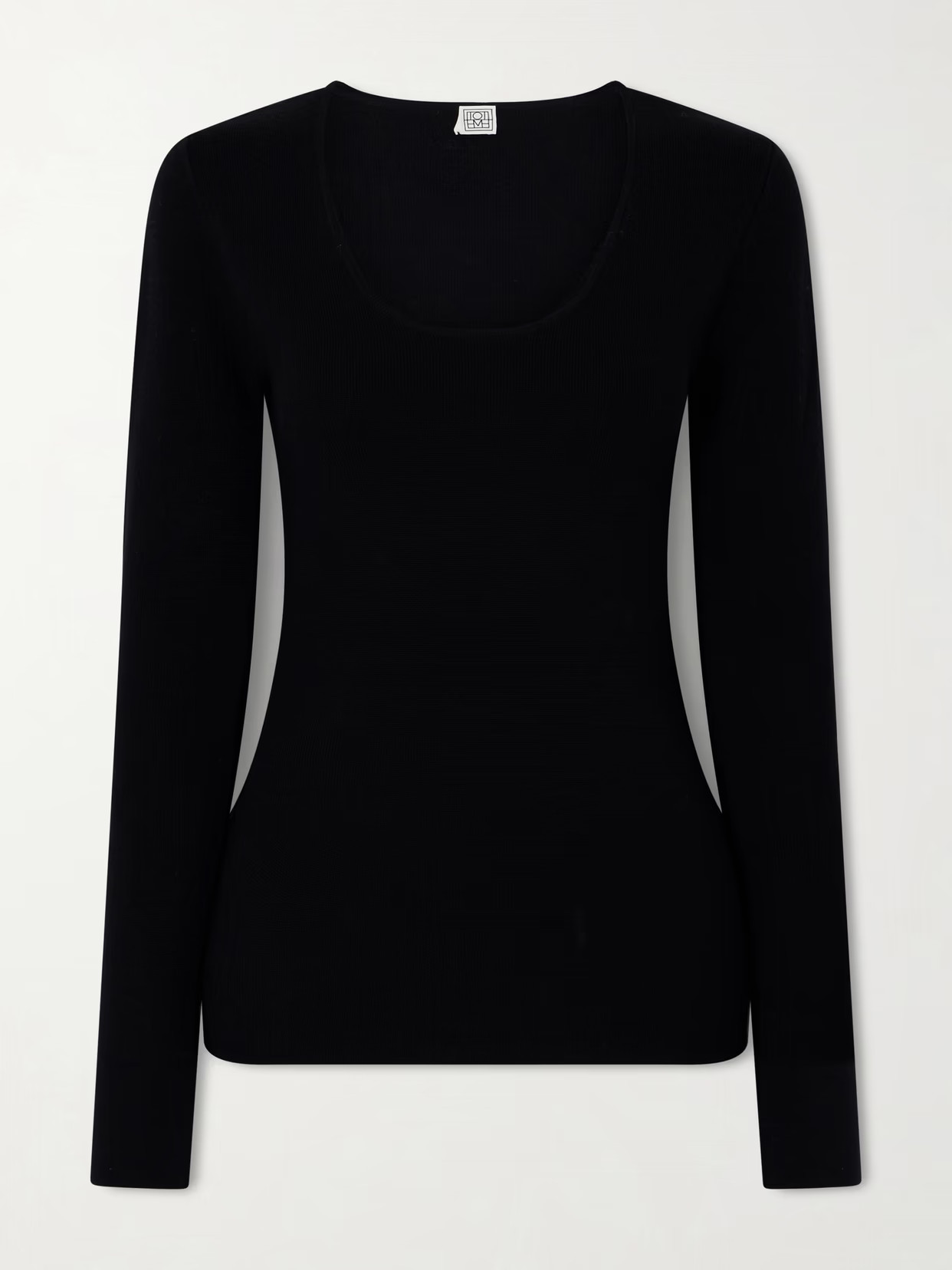 TOTEME - Wool-blend Top - Black | NET-A-PORTER (US)