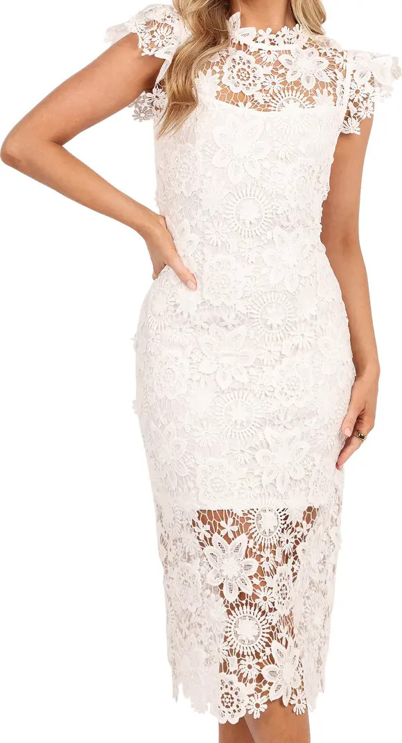 Becca Lace Midi Dress | Nordstrom