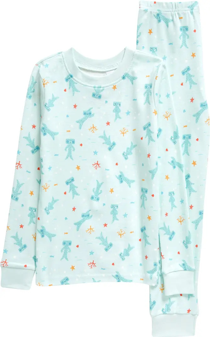 Kids' Slumberkins Fitted Cotton Pajamas | Nordstrom