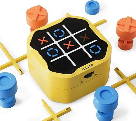 GiiKER Tic Tac Toe Bolt Game, Original 3-in-1 Handheld Puzzle Game Console, Portable Travel Games... | Amazon (US)