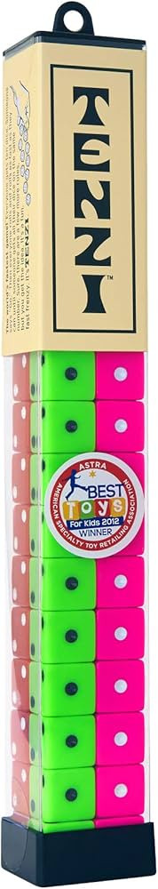 TENZI Dice Party Game - A Fun, Fast Frenzy for The Whole Family - 4 Sets of 10 Colored Dice with ... | Amazon (US)