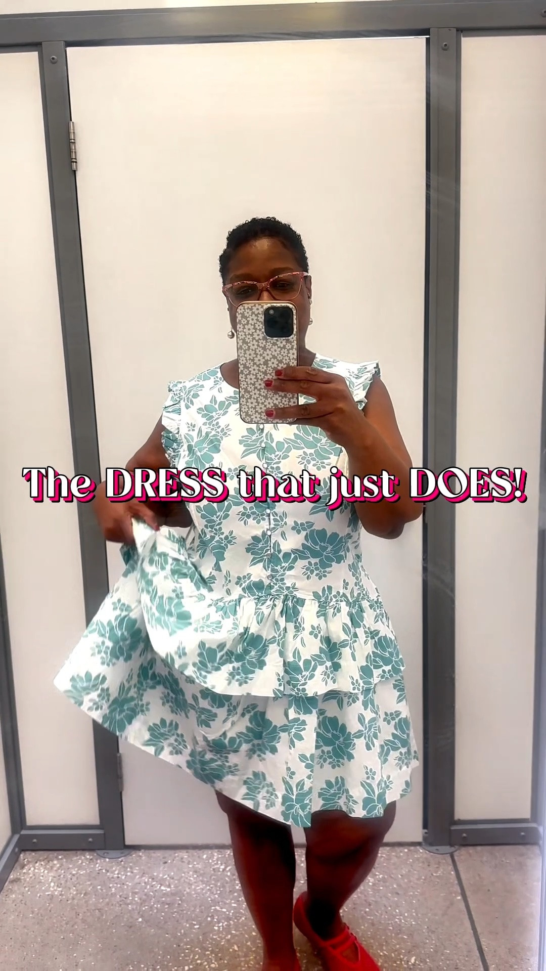 This green ruffle dress from Walmart is giving MAIN CHARACTER energy 💚 Flirty, feminine, and under $30. Perfect for brunch, date night, or just feeling yourself. Runs true to size — I'm loving how it moves. It’s linked below.

#LTKMidsize #LTKootd #LTKWorkwear