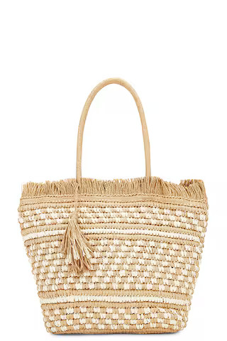 Nikki Beach Karolina Tote in White & Natural from Revolve.com | Revolve Clothing (Global)