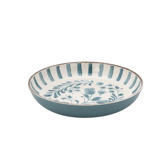 Better Homes & Gardens Bamboo Melamine Dinner Bowl, Blue | Walmart (US)