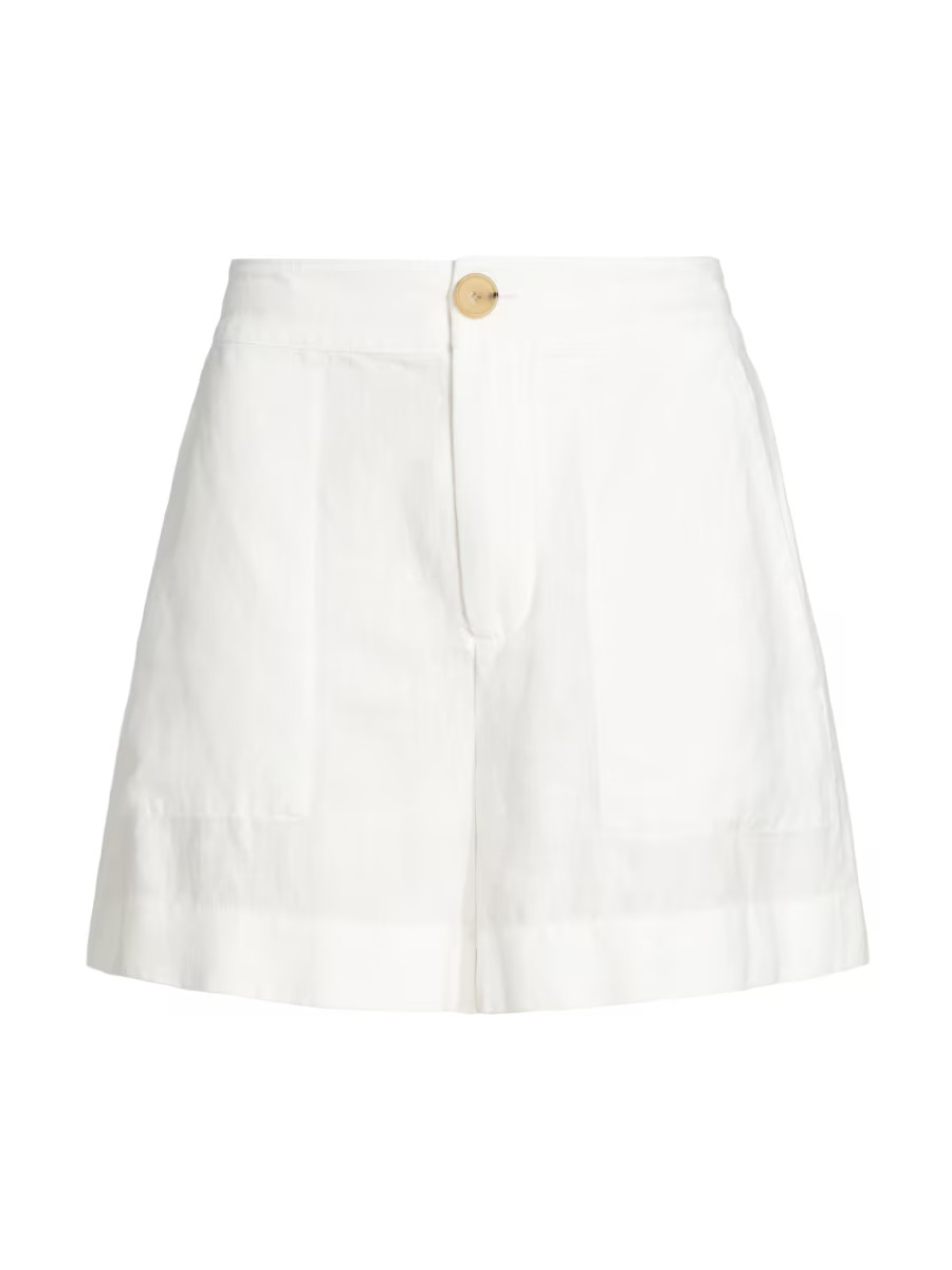 Mid-Rise Hemp Shorts | Saks Fifth Avenue