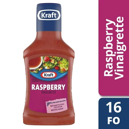 Kraft Raspberry Vinaigrette Dressing, 8 fl oz Bottle | Walmart (US)