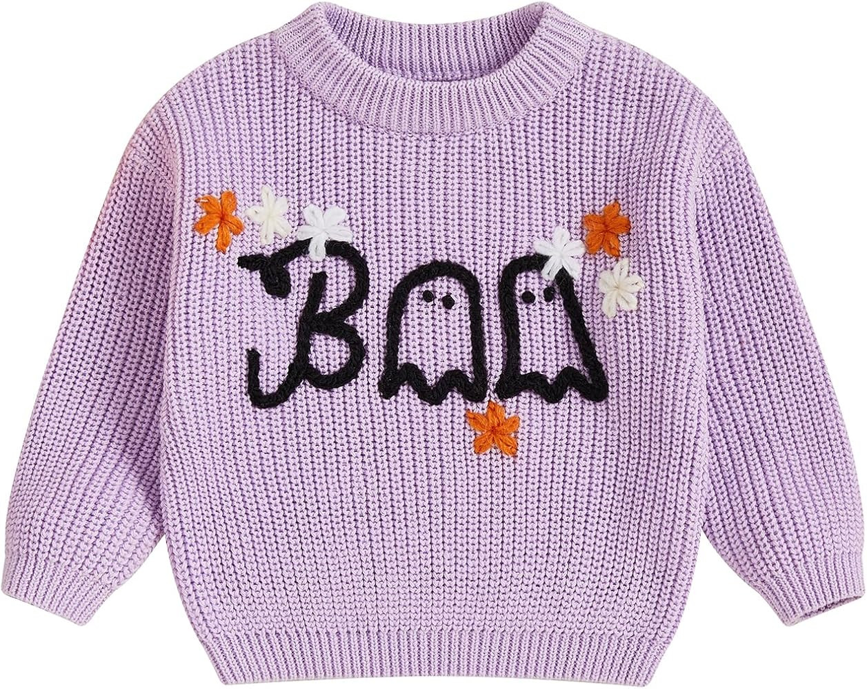 Toddler Baby Boy Halloween Outfit Just A Spooky Goose Sweater | Amazon (US)
