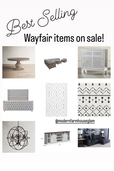 Best selling Wayfair furniture and home decor on sale 
Rugs, round wooden table, patio furniture, nightstand, lighting, media table, couch, sofa, black Friday deals  

#LTKGiftGuide #LTKhome #LTKsalealert
