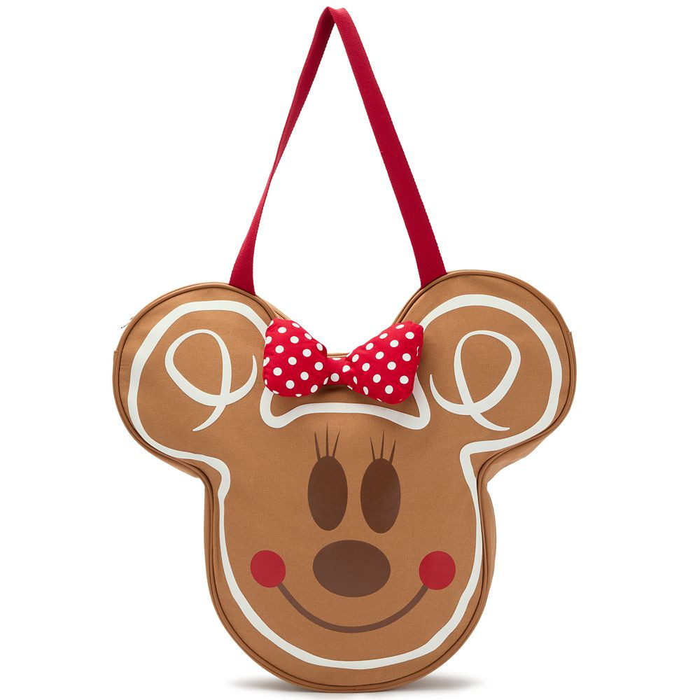 Minnie Mouse Big Face Gingerbread Holiday Tote Bag | Disney Store