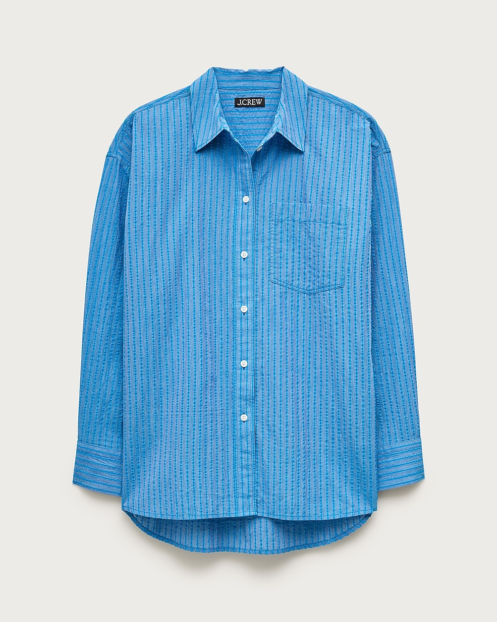 &Eacute;tienne oversized shirt in dobby stripe | J. Crew US