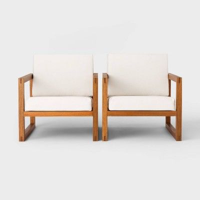 Kaufmann Wood Patio Chairs- Patio Furniture, Target Patio Furniture | Target