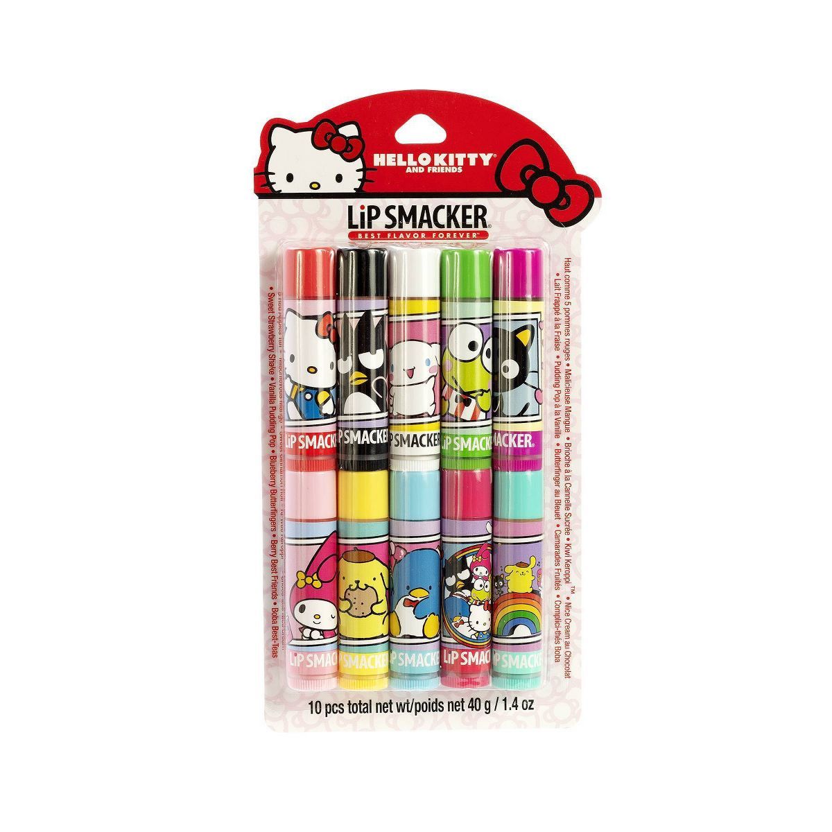 Lip Smackers Hello Kitty Party Pack - 10pc - 1.4oz | Target