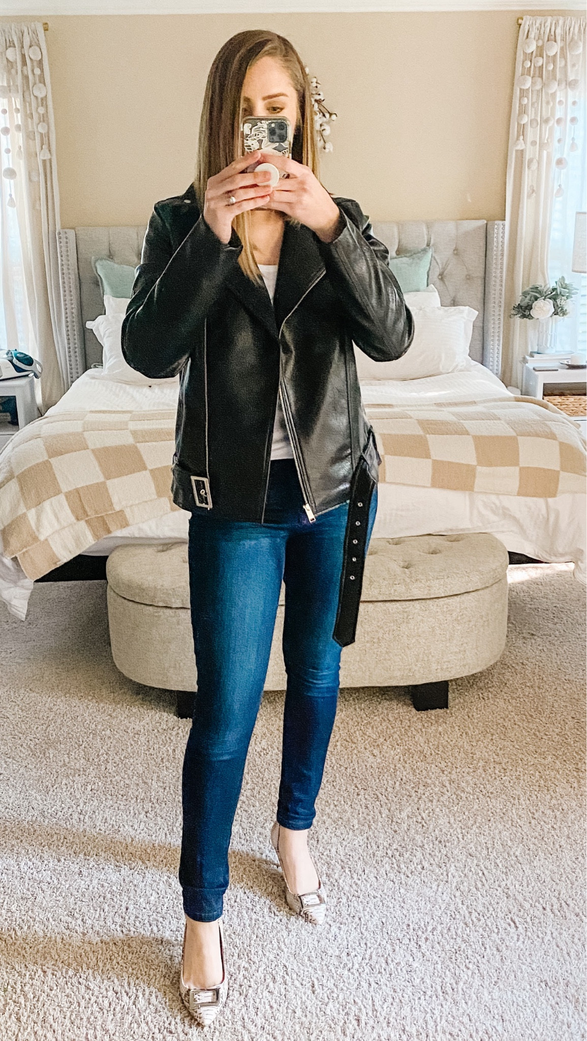 Love this vegan leather moto jacket from Old Navy! Ready to wear it all season. It’s on major sale right now!

#LTKstyletip #LTKsalealert #LTKfindsunder50
