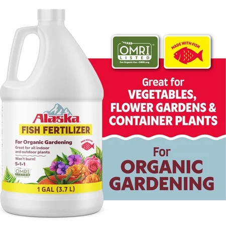 Alaska Fish Fertilizer 5-1-1 Plant Food, 1 gal | Walmart (US)