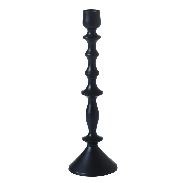 Beautiful Black Metal Taper Candle Holders by Drew Barrymore, Set of 3 | Walmart (US)