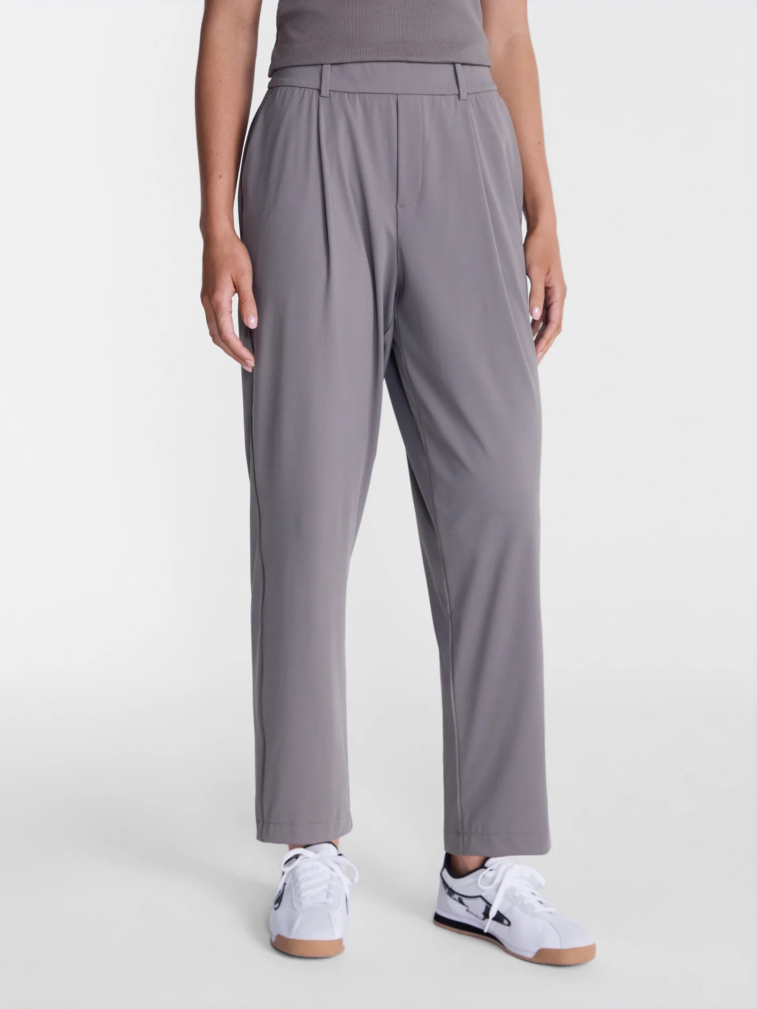 Avia Women's and Women's Plus Tapered Interlock Trousers, 27" Inseam, Sizes XS-4X | Walmart (US)