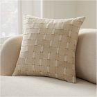 Embroidered Modern Blocks Pillow Cover | West Elm (US)