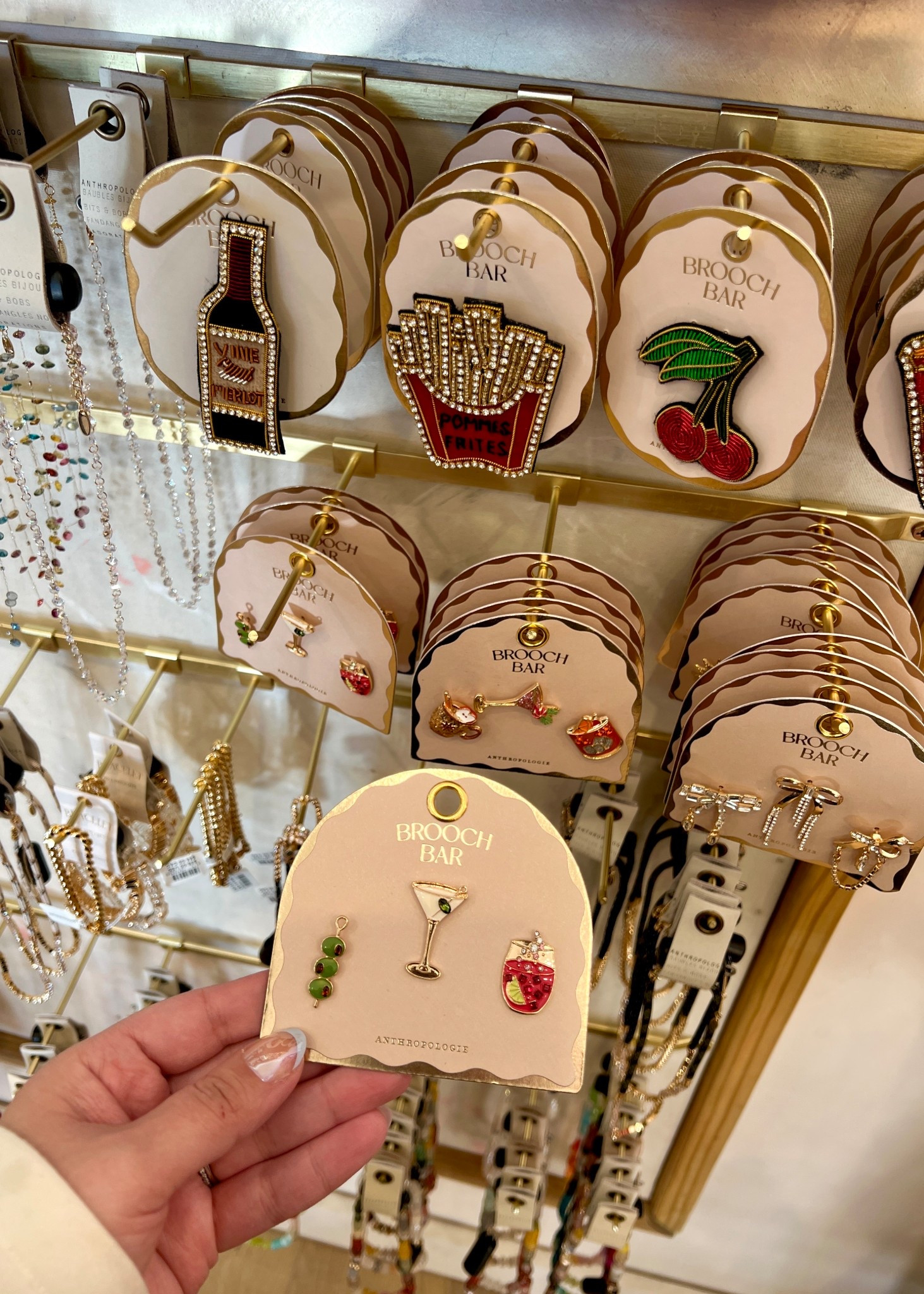 Brooches at Anthropologie 
Some are on sale 

#LTKGiftGuide #LTKSaleAlert #LTKHoliday