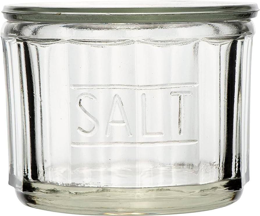 Creative Co-Op Round Pressed Glass Salt Cellar | Amazon (US)