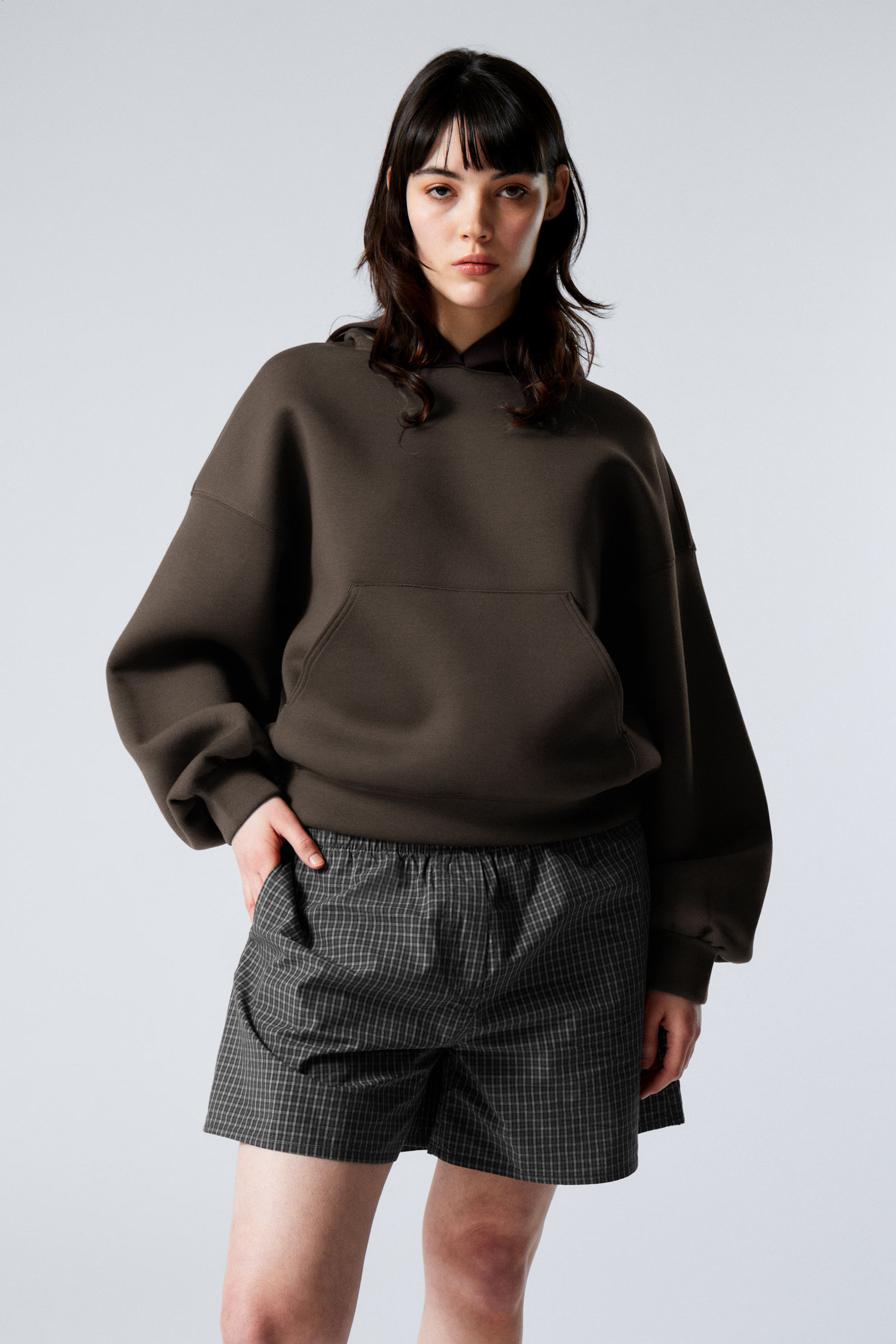 Oversized Scuba Hoodie | Weekday