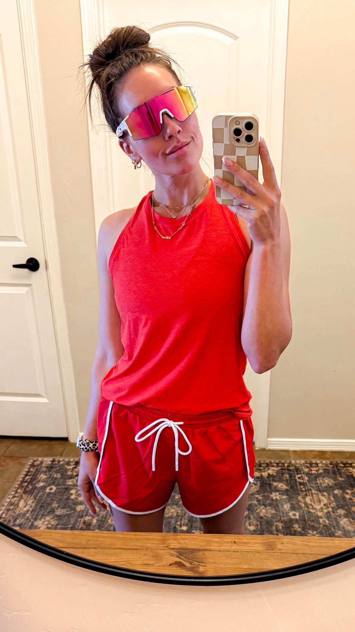 These sporty shades are perfect for runs! Can’t even feel them on your face 🙌🏼 and this set is $17 total - top $7 such a comfy, breathable material & shorts $10 great length! Both from Walmart!!

#LTKootd #LTKfitnessgoals #LTKmorningroutine