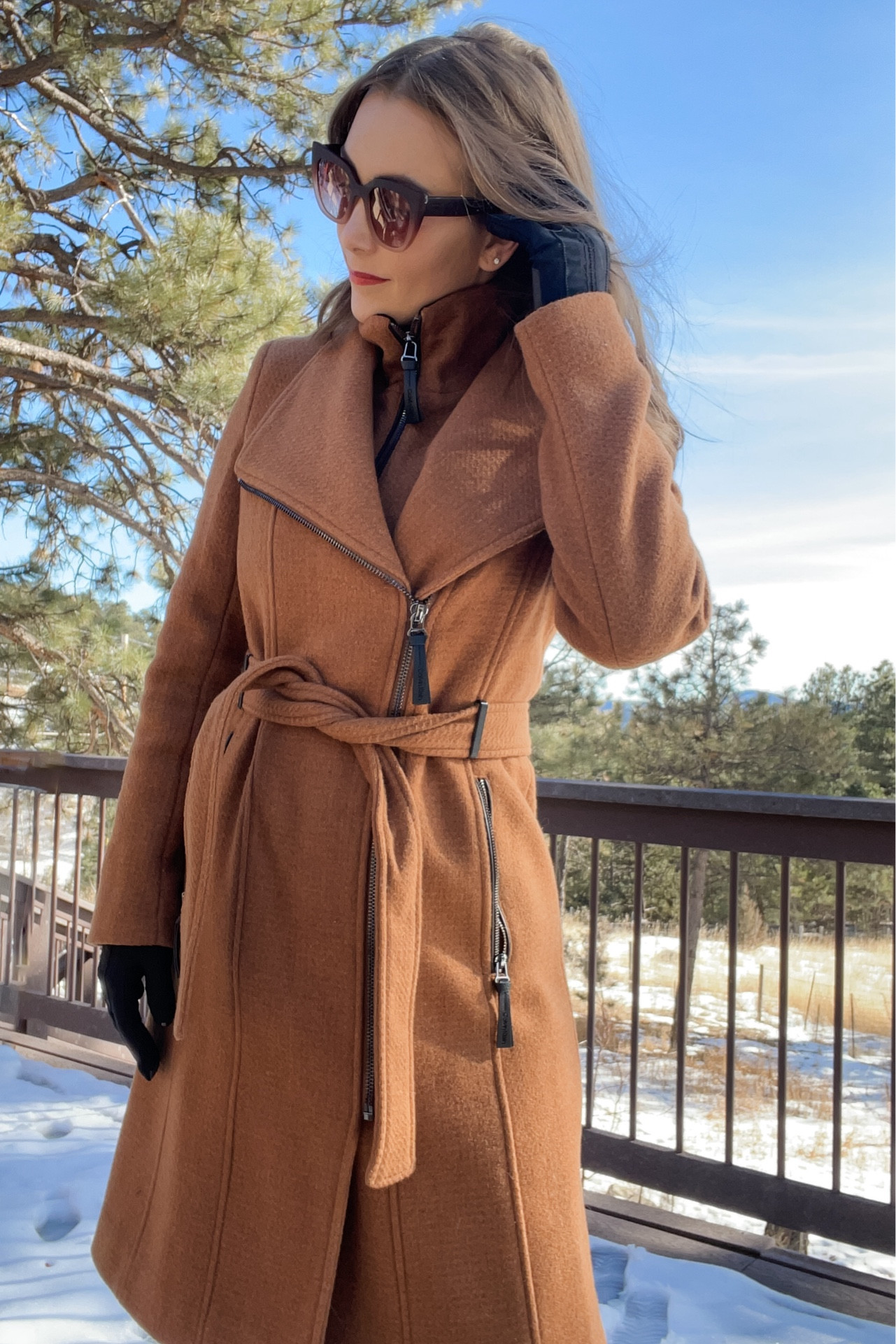 The dual zippered layers add such sophistication, class, and sass. Large front pockets hold your loot and the length and popped collar provide warmth and style. The sunnies are some of my fave and I grabbed those in black and brown too!

#LTKSeasonal #LTKU #LTKsalealert