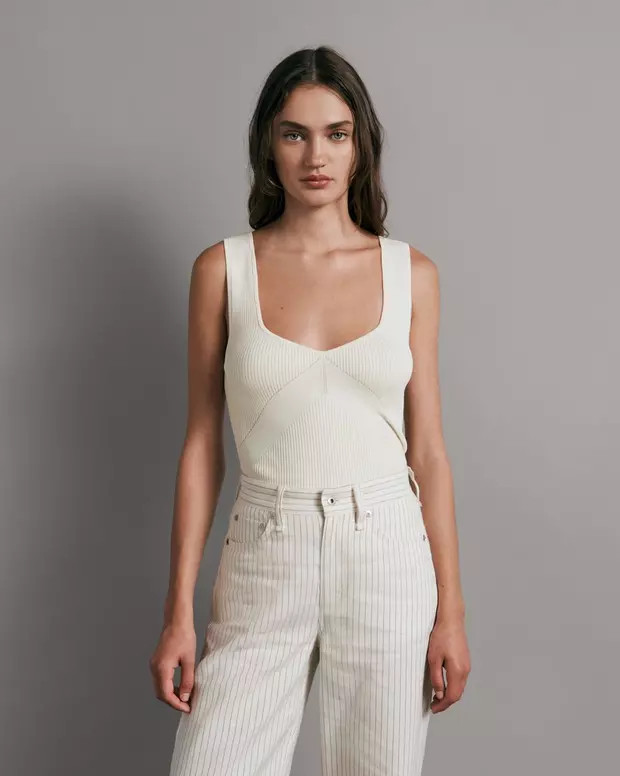 Buy Asher Viscose Tank for USD 225.00 | rag & bone | rag + bone