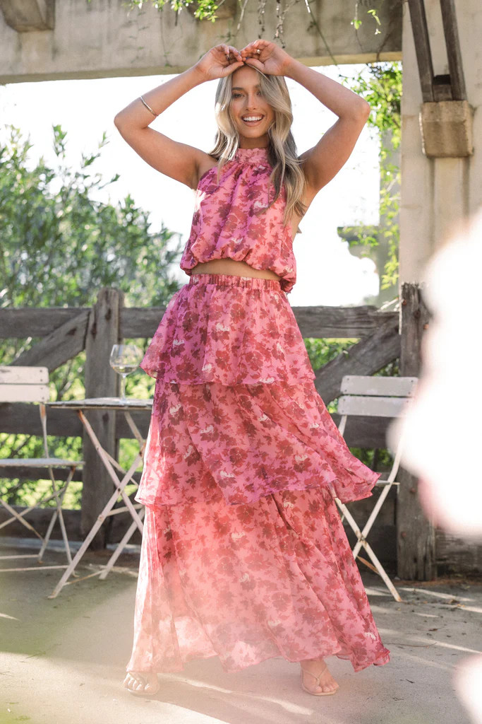 Blaise Frill Skirt - Pink | Petal & Pup (US)