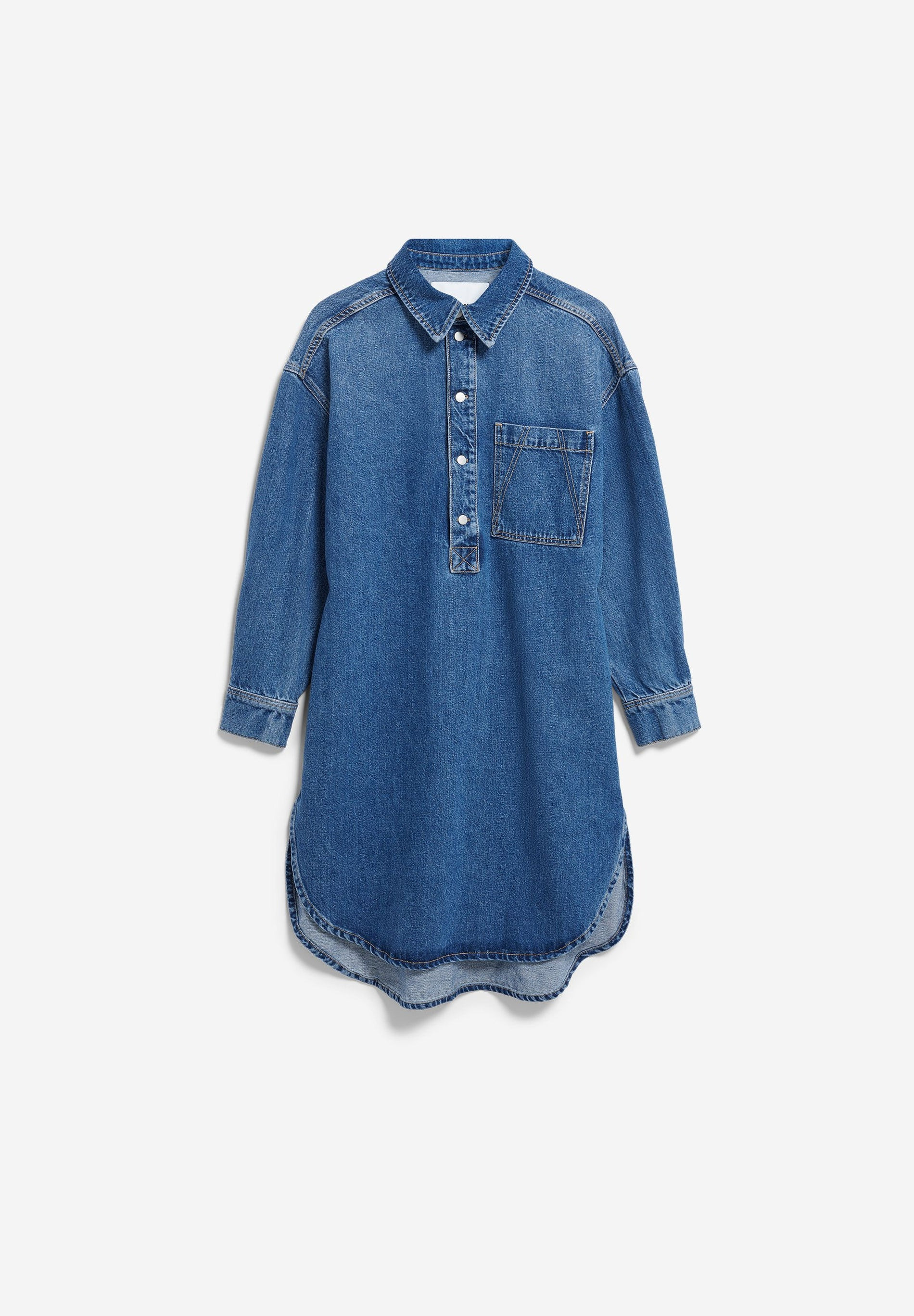 "JEANSHEMDKLEID TENCEL™ Lyocell-Mix" | ArmedAngels (DE)