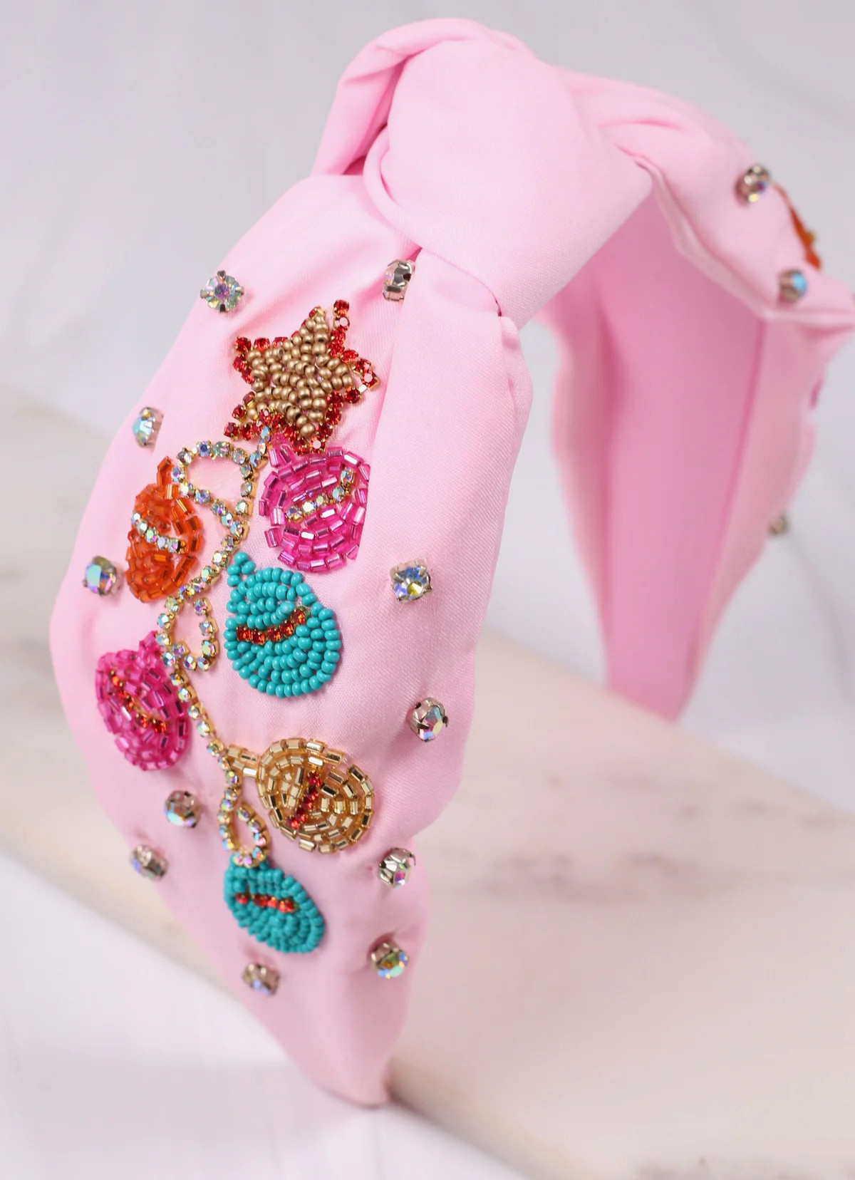 Holiday Ornament  PINK Headband | Caroline Hill